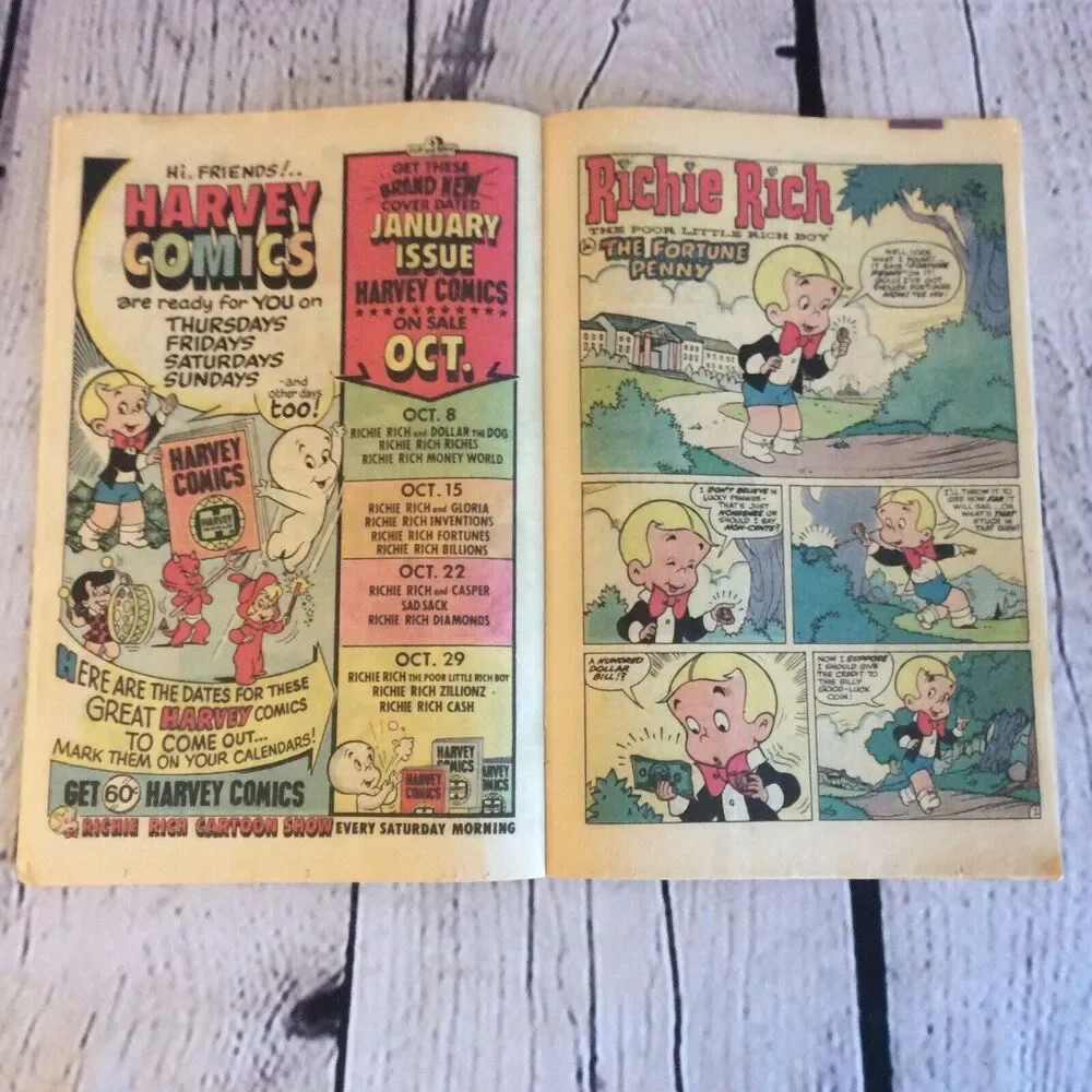Richie Rich Diamonds #56 ~Harvey World Comics 1982